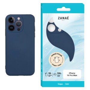 Coque Zanae Color pour iPhone 14 Pro Max, Marine