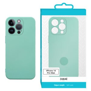 Coque Zanae Color pour IPhone 14 Pro Max, Menthe