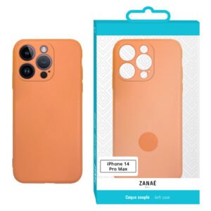 Coque Zanae Color pour iPhone 14 Pro Max, Orange