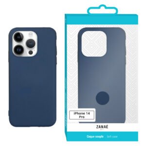 Coque Zanae Color pour iPhone 14 Pro, Marine