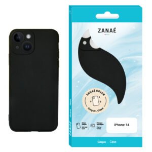 Coque Zanae Color pour iPhone 14, Noir