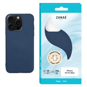 Coque Zanae Color pour iPhone 16 Pro Max, Marine