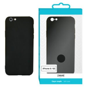Coque Zanae Color pour iPhone 6 / 6s, Noir