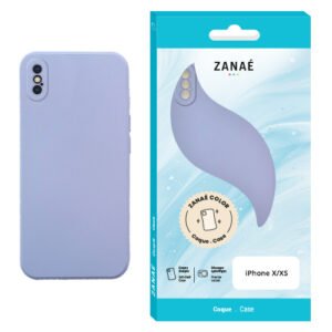Coque Zanae Color pour iPhone X / XS, Lilas