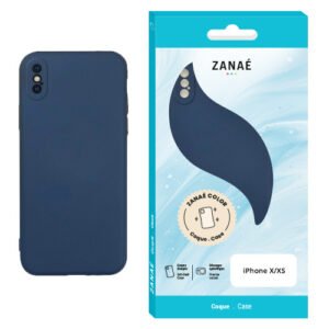 Coque Zanae Color pour iPhone X / XS, Marine