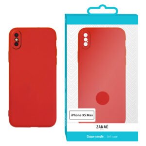 Coque Zanae Color pour iPhone XS Max, Rouge