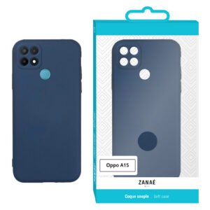 Coque Zanae Color pour Oppo A15, Marine