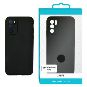 Coque Zanae Color pour Oppo A16 / A16s/ A54s, Noir