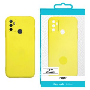 Coque Zanae Color pour Oppo A53 / A53s, Jaune