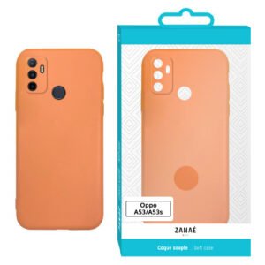 Coque Zanae Color pour Oppo A53 / A53s, Orange