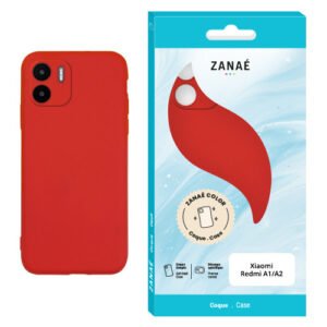 Coque Zanae Color pour Redmi A1 / A2, Rouge