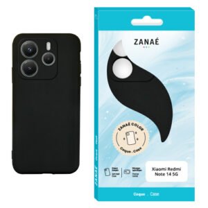Coque Zanae Color pour Redmi Note 14 5G, Noir