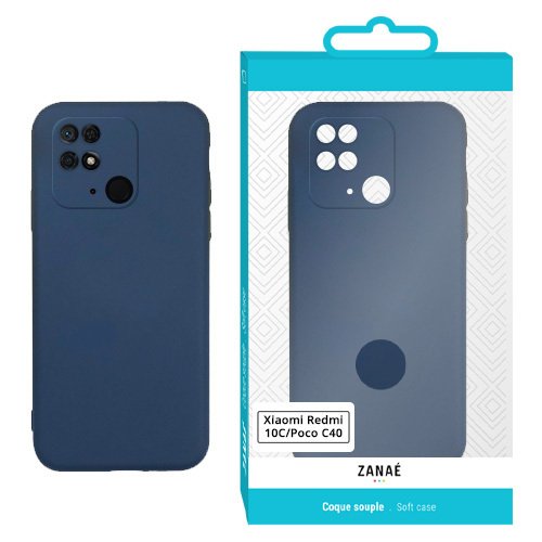 Coque Zanae Color pour Xiaomi Redmi 10C / Poco C40, Marine