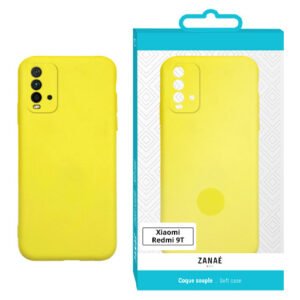 Coque Zanae Color pour Xiaomi Redmi 9T, Jaune