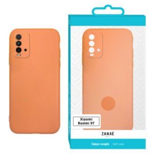 Coque Zanae Color pour Xiaomi Redmi 9T, Orange