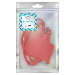 Cordon universel Color Block, Rouge
