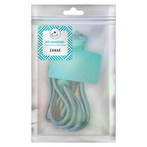 Cordon universel Color Block, Turquoise