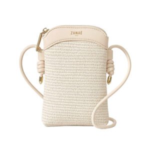 Crossbody phone bag Ivory, Sable