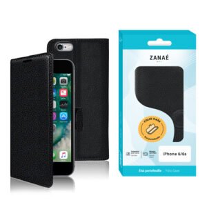 Etui Portefeuille pour iPhone 6 / 6s, Noir