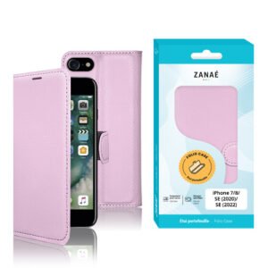 Etui portefeuille pour iPhone 7 / 8 / SE (2020) / SE (2022), Rose