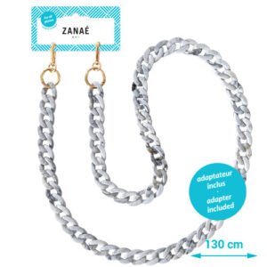 Chaine-bijou Turtle Grey L