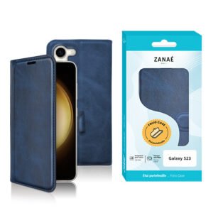 Etui Portefeuille Zanae Columbia pour Galaxy S23, Marine