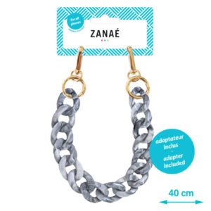 Chaine-bijou Turtle Grey S