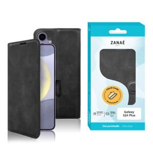 Etui Portefeuille Zanae Columbia pour Galaxy S24 Plus, Noir