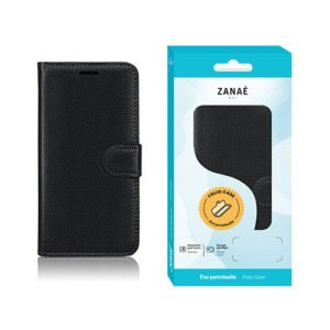Etui Portefeuille Zanae pour Honor X6 / X8 5G / 70 Lite, Noir