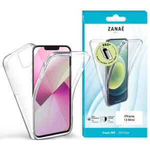 Coque 360 pour iPhone 13 mini, Transparent