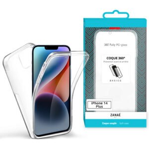 Coque 360 pour iPhone 14 Plus, Transparent