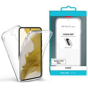Coque 360 pour Samsung Galaxy S22 Plus, Transparent