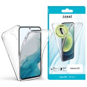 Coque 360 pour Samsung Galaxy S22, Transparent