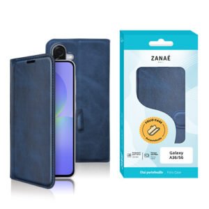 Portefeuille Zanae Columbia pour Galaxy A36/56, Marine
