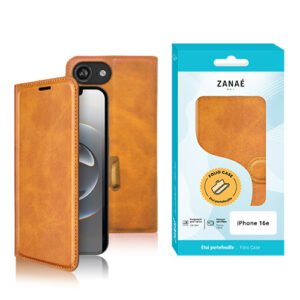 Portefeuille Zanae Columbia pour iPhone 16e, Moutarde