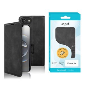 Portefeuille Zanae Columbia pour iPhone 16e, Noir