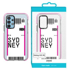 Coque billet d'avion - SYDNEY  pour Galaxy A32 4G, Transparent