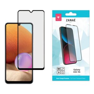 Verre trempe Full Cover pour Galaxy A32 4G, Noir