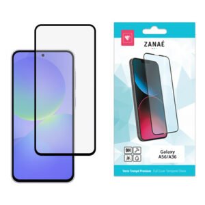 Verre trempe Full Cover pour Galaxy A56 / A36, Noir