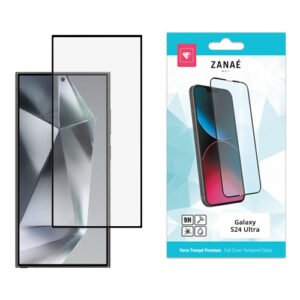 Verre trempe Full Cover pour Galaxy S24 Ultra, Noir