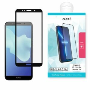 Verre trempe Full Cover pour Huawei Y5 (2018) / Honor 7S, Noir