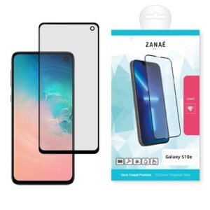 Verre trempe Full Cover pour Samsung Galaxy S10e, Noir