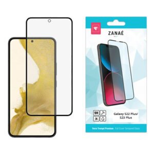 Verre trempe Full Cover pour Samsung Galaxy S22 Plus / S23 Plus, Noir