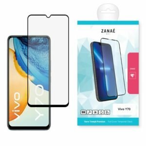 Verre trempe Full Cover pour Vivo Y70, Noir