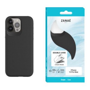 Coque Double Layer pour iPhone 13 Pro Max, Noir