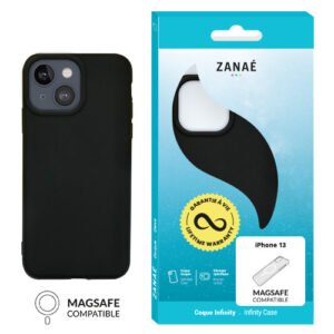 Coque Infinity MagSafe pour iPhone 13/14, Noir