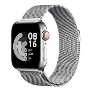 Bracelet en metal pour Apple Watch 38 / 40 / 41mm / 42mm (S10) , Argent