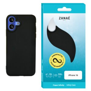Coque Infinity pour iPhone 16, Noir