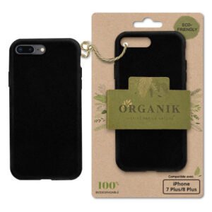 Coque Organik pour iPhone 6 Plus / 6s Plus / 7 Plus / 8 Plus, Noir