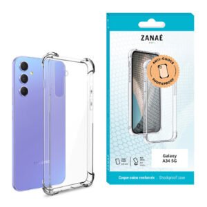 Coque Silicone transparent avec coins renforces pour  Galaxy A34 5G, Transparent